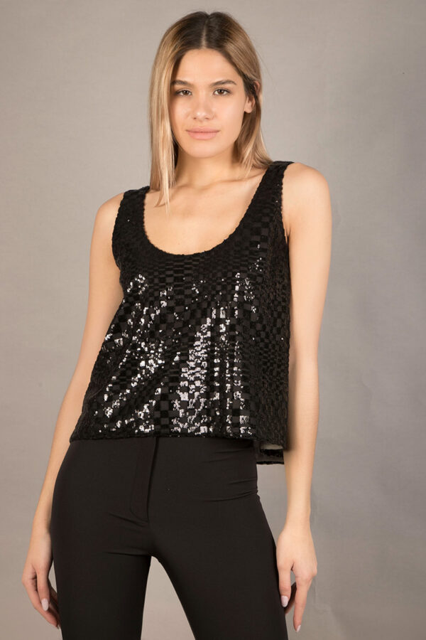 Blouse sequined blouse